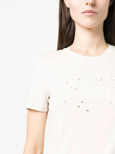 Lauren Ralph Lauren Katlin short-sleeved t-shirt - Neutrals