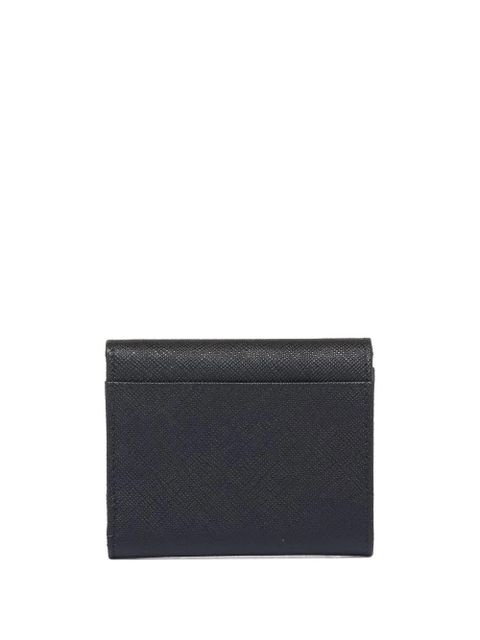 Prada logo-plaque leather wallet - Black - zdjęcie produktu nr 2