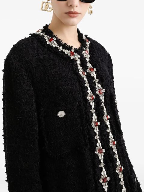 Dolce & Gabbana DNA crystal-embellished jacket - Black