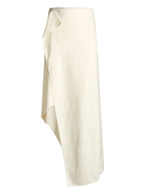 ETRO asymmetric midi skirt - Neutrals