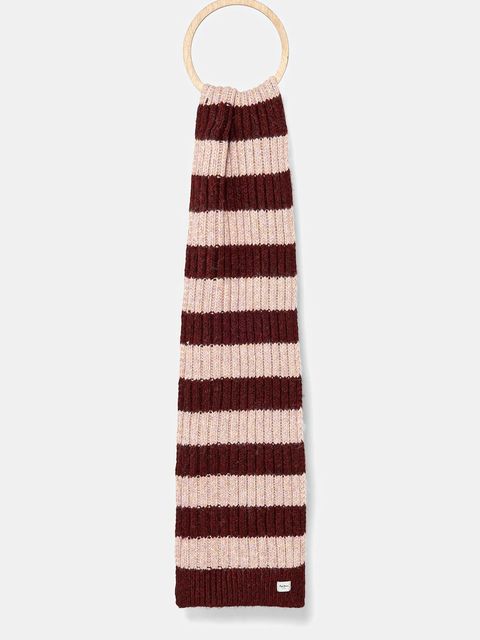 Pepe Jeans szalik damski kolor bordowy wzorzysty PL0600003 - zdjęcie produktu nr 1