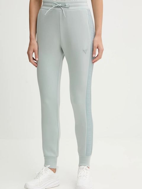 Guess spodnie dresowe ALLIE kolor niebieski z nadrukiem V2YB18 K7UW2 - zdjęcie produktu nr 1