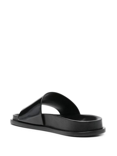Saint Laurent Nichols slides - Black
