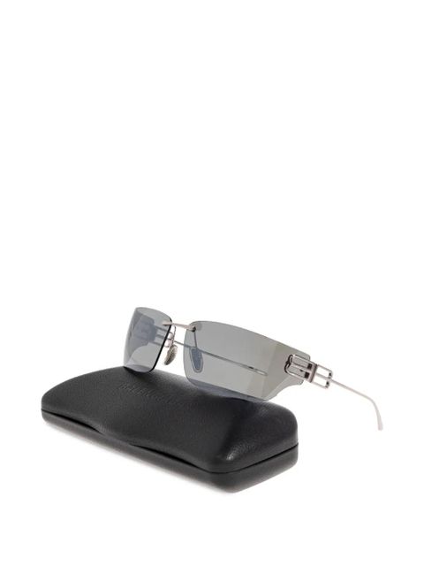 Balenciaga Eyewear rimless square sunglasses - Grey