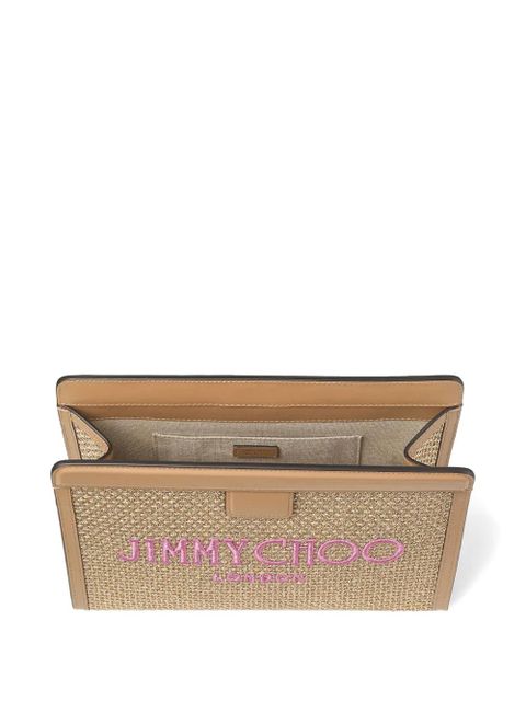 Jimmy Choo Avenue clutch bag - Brown - zdjęcie produktu nr 2