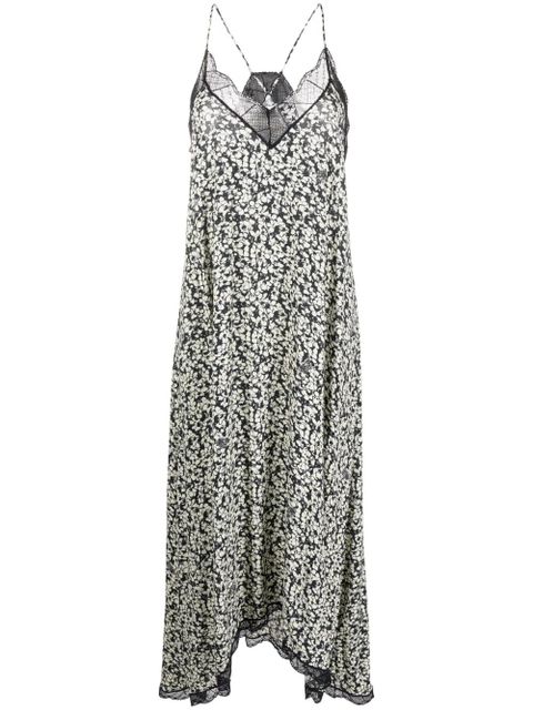 Zadig&Voltaire Risty floral-print midi dress - Neutrals - zdjęcie produktu nr 1