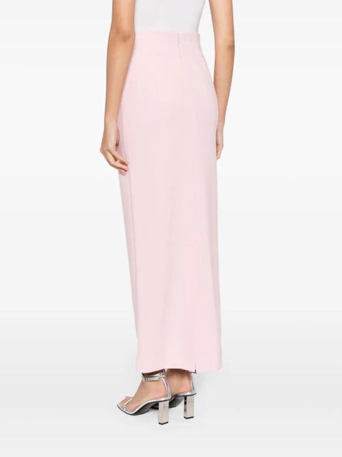STAUD Jeremiah crepe maxi skirt - Pink