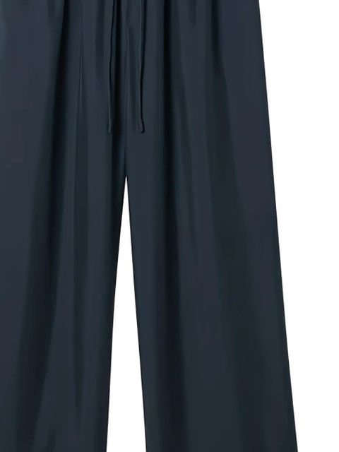 Róhe wide-leg silk trousers - Blue - zdjęcie produktu nr 2