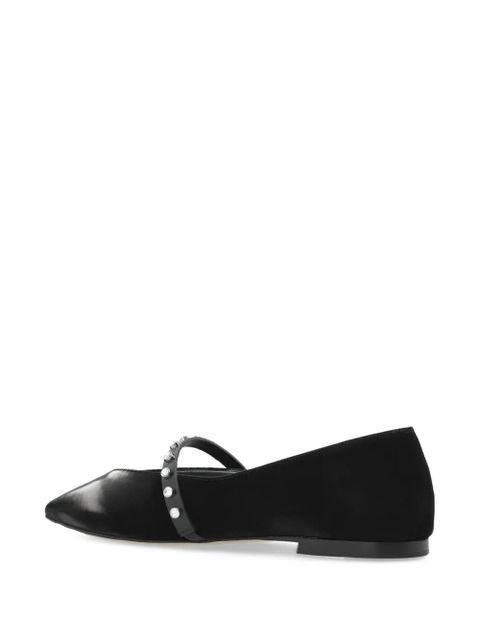 Alexander McQueen stud-detailing ballet flats - Black