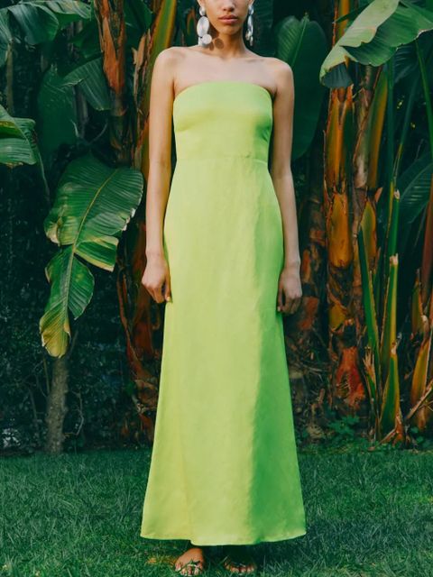 Simon Miller Sculpty strapless maxi dress - Green