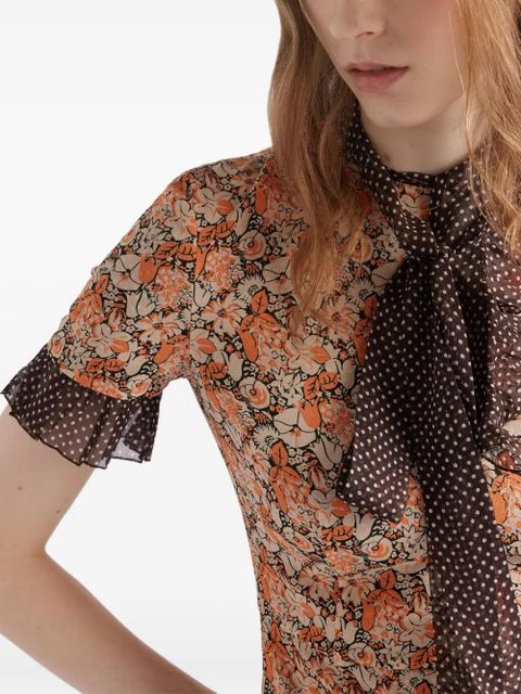 Prada Floral print dress - Orange