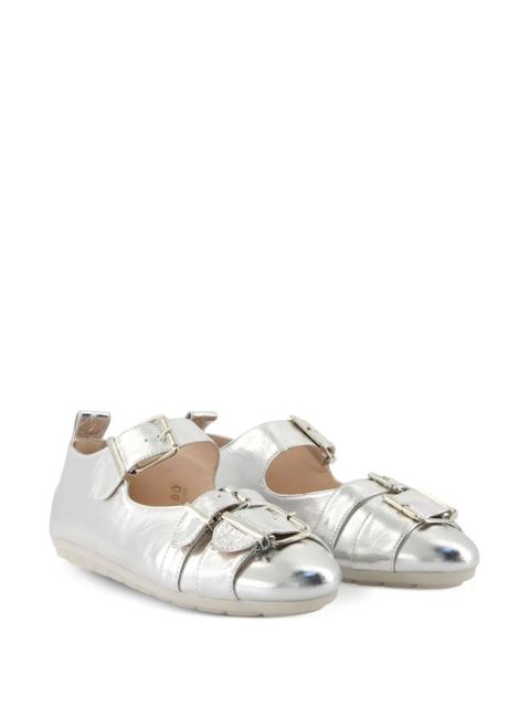 Simone Rocha buckle-detail ballet flats - Grey - zdjęcie produktu nr 2