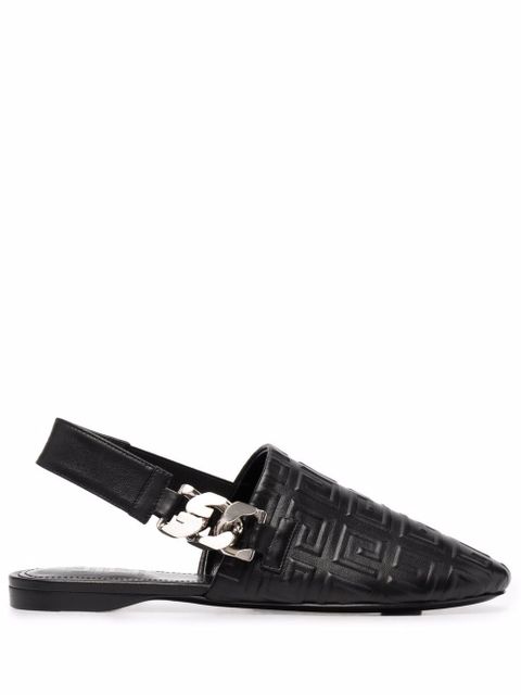 Givenchy 4G-motif flat mules - Black - zdjęcie produktu nr 1
