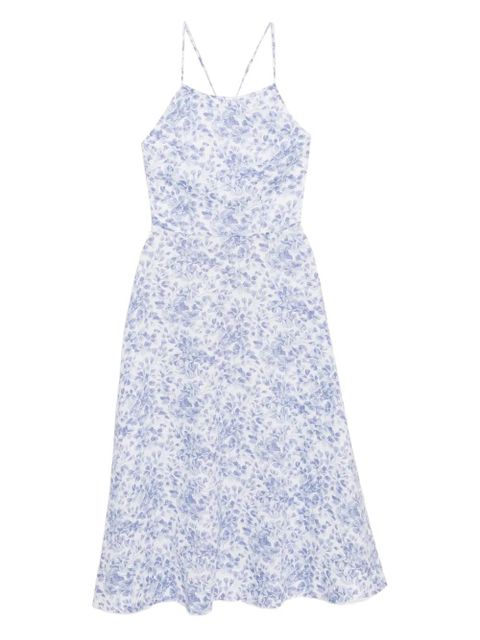 Reformation Yuliy linen dress - Blue - zdjęcie produktu nr 1
