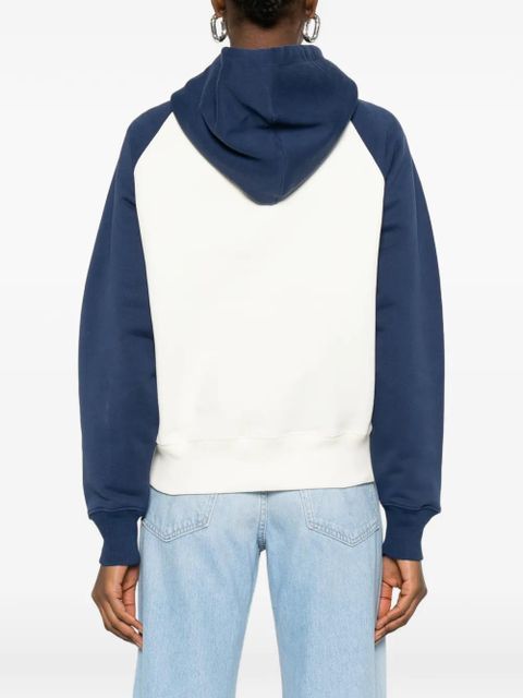AMI Paris raglan-sleeves hooded - White