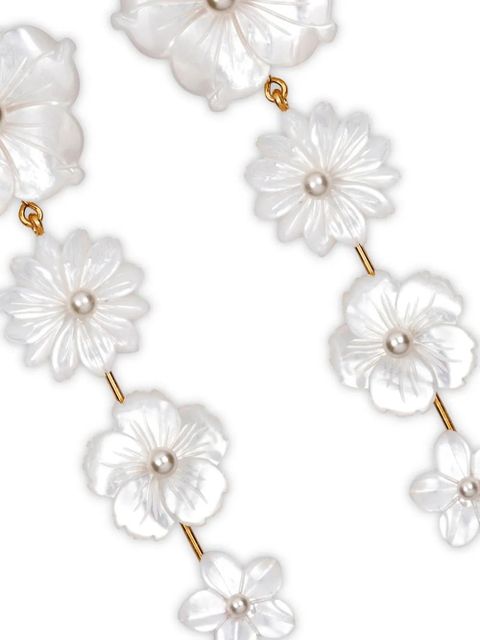 Jennifer Behr Hyacinth earrings - White