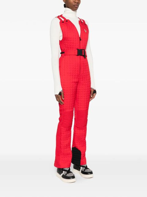 Moncler Grenoble textured belted jumpsuit