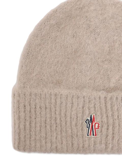 Moncler Grenoble alpaca wool beanie - Brown