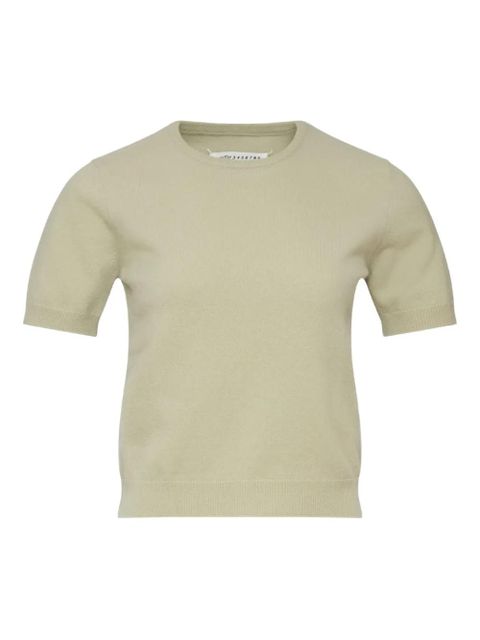 Maison Margiela knitted T-shirt - Neutrals - zdjęcie produktu nr 1