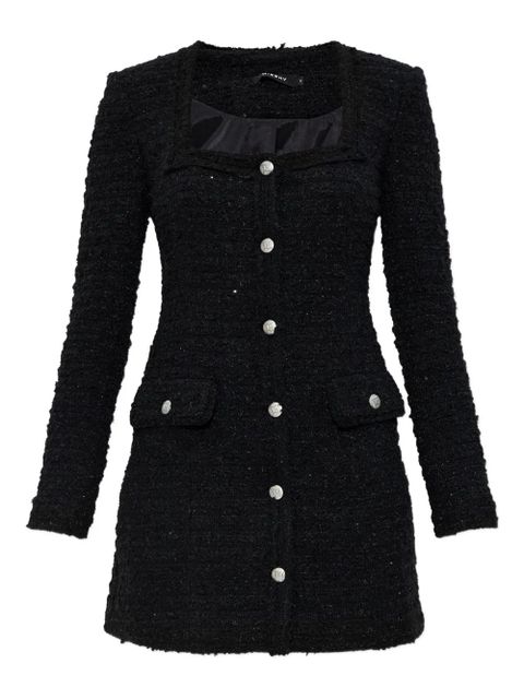 MISBHV button-up tweed dress - Black - zdjęcie produktu nr 1