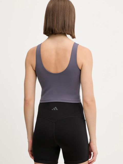 adidas Performance top treningowy kolor szary KT3278 - zdjęcie produktu nr 2