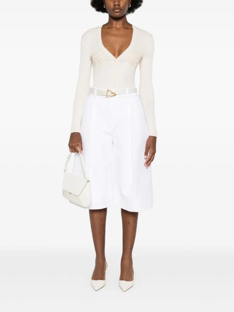 Magda Butrym crochet-bra cardigan - Neutrals - zdjęcie produktu nr 2