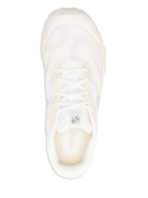 LOEWE x On Running logo detail trainers - White