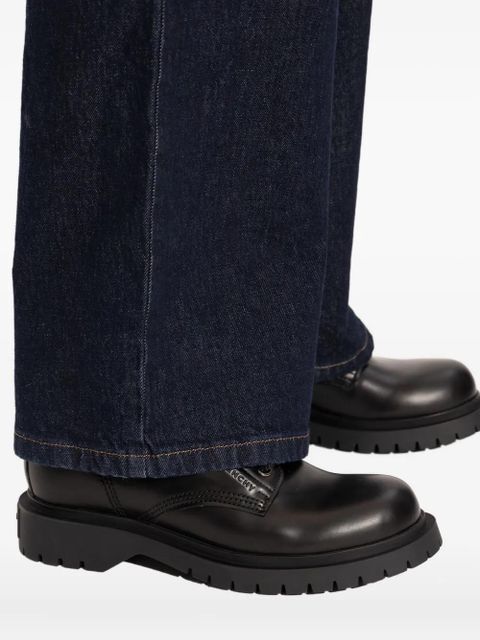 Givenchy lace-up leather biker boots - Black - zdjęcie produktu nr 2