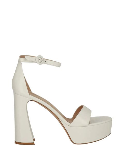 Gianvito Rossi platform buckle sandals - White - zdjęcie produktu nr 1