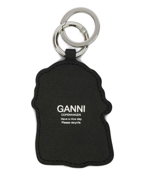 GANNI dog bow keyring - White - zdjęcie produktu nr 2