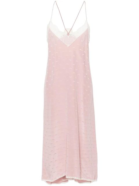 Zadig&Voltaire Risty wings-jacquard midi dress - Pink - zdjęcie produktu nr 1