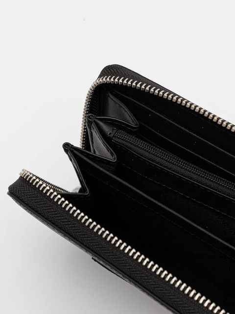 MICHAEL Michael Kors portfel skórzany damski kolor czarny 32R3ST9E3L