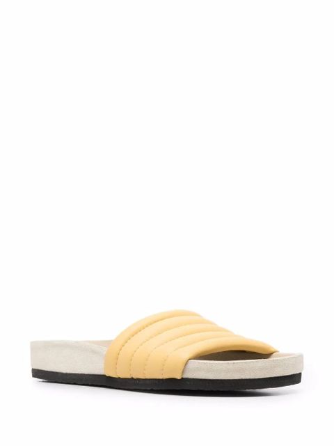 ISABEL MARANT Shellea padded slides - Yellow - zdjęcie produktu nr 2