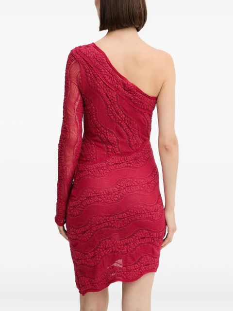 Charo Ruiz Ibiza one-shoulder textured mini dress - zdjęcie produktu nr 2