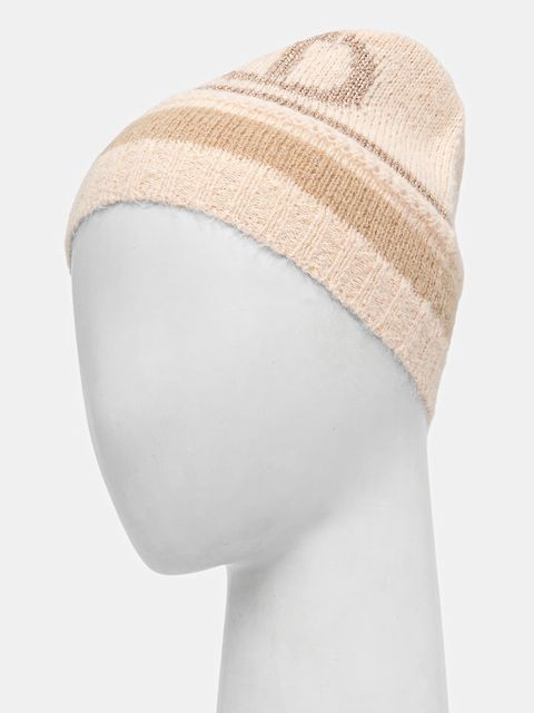 Twinset czapka z wełną kolor beżowy 252TO5591 - zdjęcie produktu nr 2