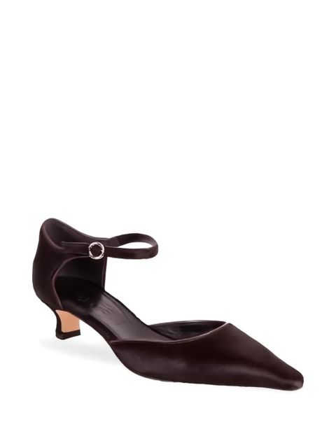 Aeyde 35mm Tillie ankle strap pumps - Brown