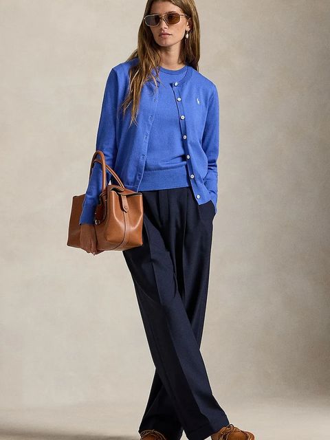 Polo Ralph Lauren sweter damski kolor niebieski lekki 211971872 - zdjęcie produktu nr 2