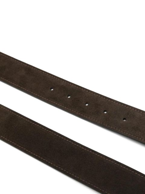 TOTEME swirl suede belt - Brown - zdjęcie produktu nr 2