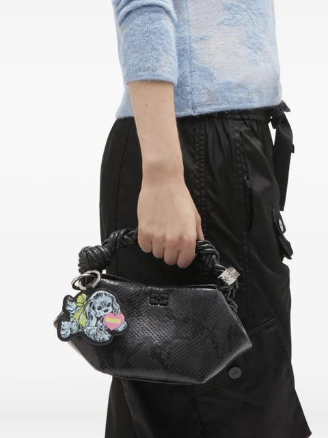 GANNI Blue Puppy keyring - Black - zdjęcie produktu nr 2