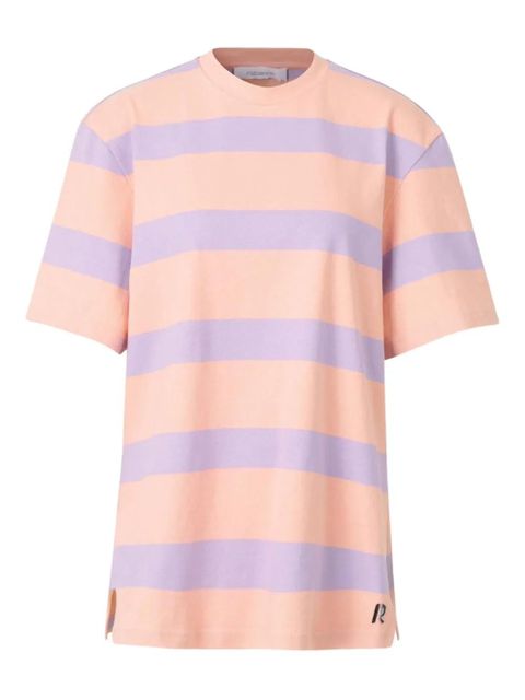 Rabanne striped cotton T-shirt - Pink - zdjęcie produktu nr 1