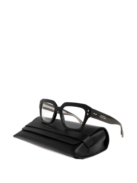 Isabel Marant Eyewear square-frame glasses - Black - zdjęcie produktu nr 2