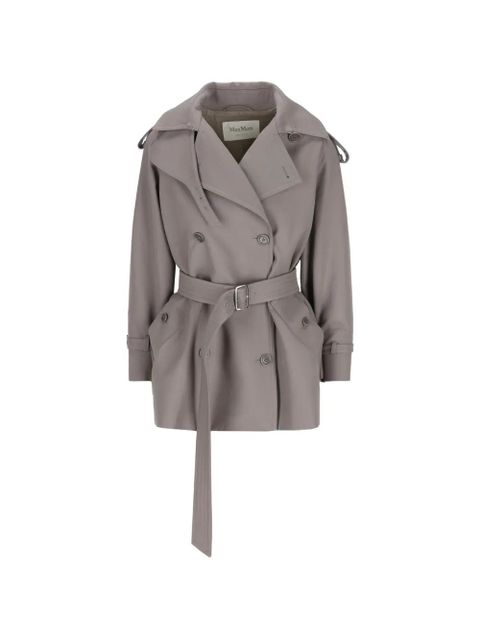 Max Mara double-breasted belted coat - Grey - zdjęcie produktu nr 1