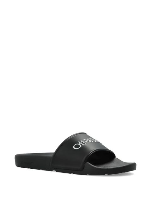 Off-White Bookish logo slides - Black - zdjęcie produktu nr 2