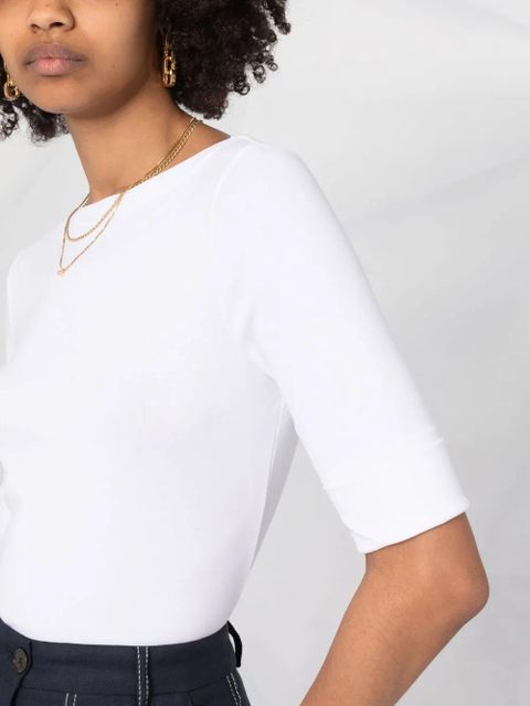 Lauren Ralph Lauren Judy boat neck top - White