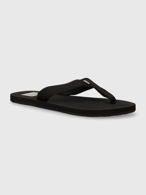 Helly Hansen japonki LOGO SANDAL 2 damskie kolor czarny na płaskim obcasie 11957 - zdjęcie produktu nr 1