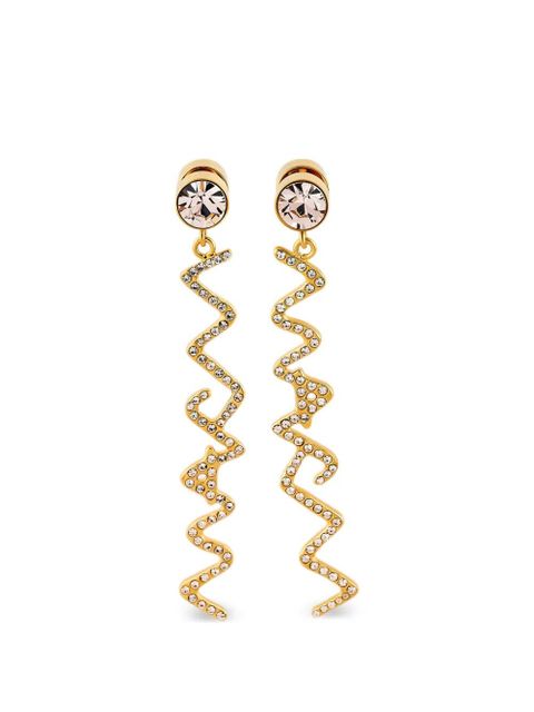 Marni logo-pendant earrings - Gold - zdjęcie produktu nr 1