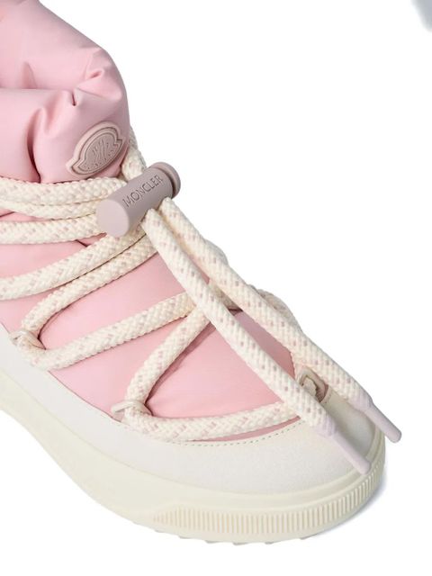 Moncler padded lace-up boots - Pink - zdjęcie produktu nr 2