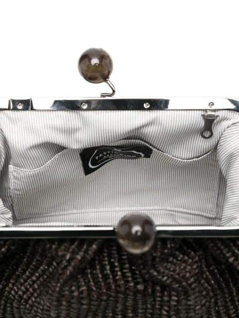 Max Mara woven clutch bag - Brown