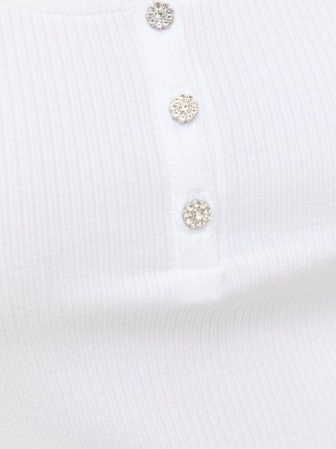 Guess t-shirt KARLEE damski kolor biały W2YP24 KBCO2