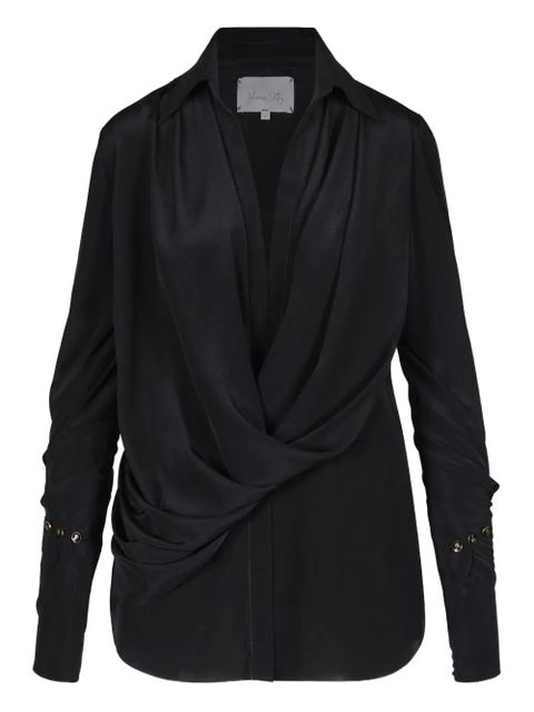 Johanna Ortiz Iconic drape blouse - Black - zdjęcie produktu nr 1